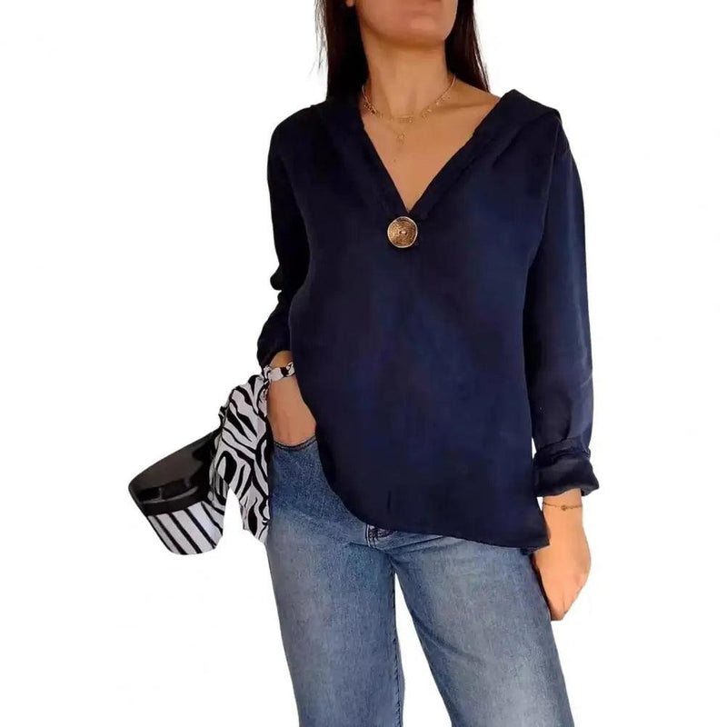 [COMPRE 1 E LEVE 2] Camisa Astrid™ em Linho de Algodão com Capuz / Design Chique, Caimento Solto e Proteção Contra o Sol!