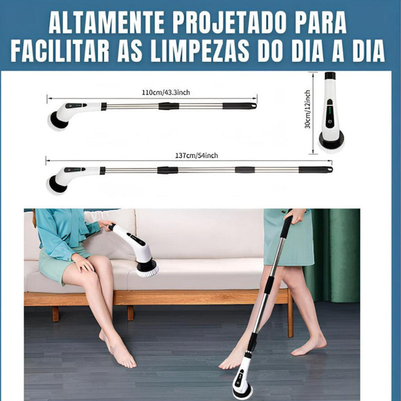Esfregão Elétrico 9 Em 1 Sem fio - CLEANEW®