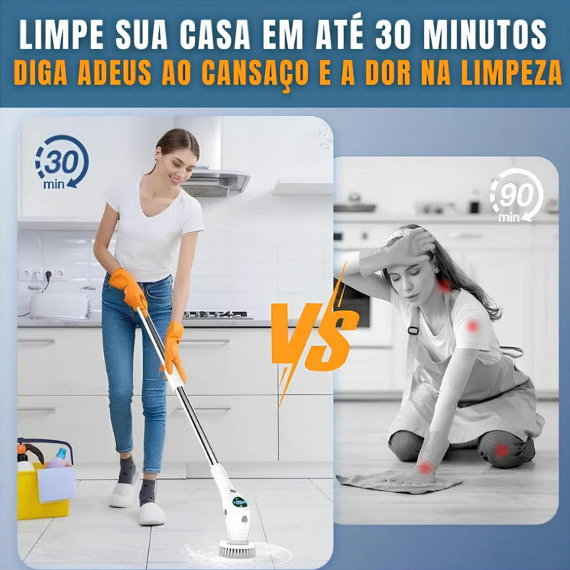 Esfregão Elétrico 9 Em 1 Sem fio - CLEANEW®